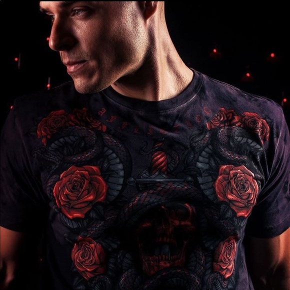 Black Label Other - AFFLICTION BLACK LABEL MEN'S TEE